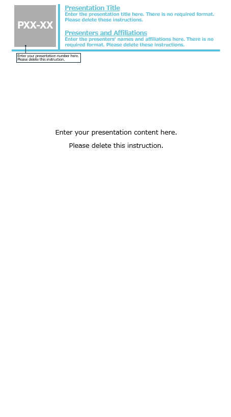 poster template